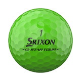 Srixon Q - Star Tour Divide White/Lime Green Golf Balls - One Golf