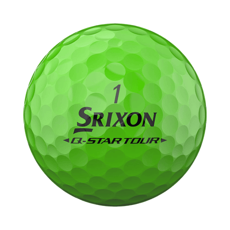 Srixon Q - Star Tour Divide White/Lime Green Golf Balls - One Golf