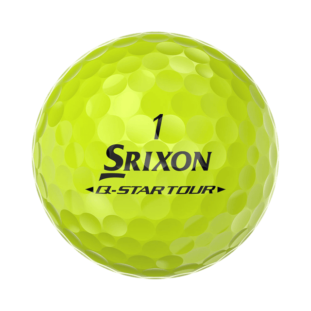 Srixon Q - Star Tour Divide Yellow/Red Golf Balls - One Golf