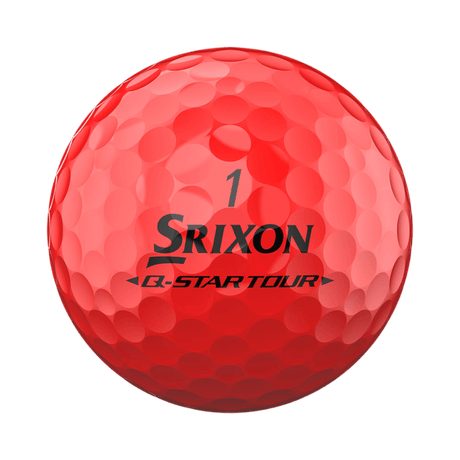 Srixon Q - Star Tour Divide Yellow/Red Golf Balls - One Golf