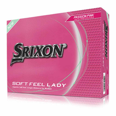 Srixon Soft Feel Lady 9 2025 Pink Golf Ball Sleeve - One Golf