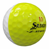 Srixon Z-Star 9 XV Divide Yellow/White Golf Balls - One Golf