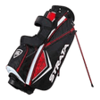 Strata Black/Red Stand Bag - One Golf