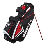 Strata Black/Red Stand Bag - One Golf