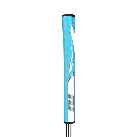 Super Stroke Pistol 1.0 Sky/White Putter Grip - One Golf