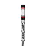 Super Stroke White/Red TLT Pistol 2.0 Putter Grip - One Golf