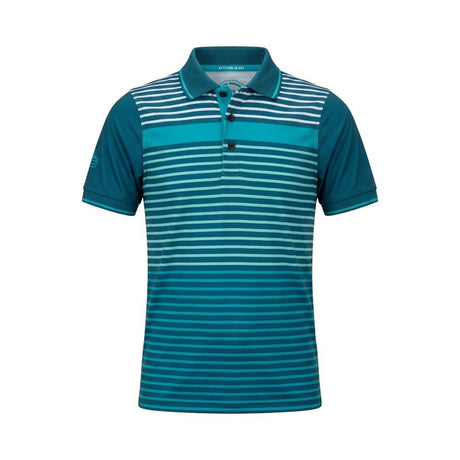 Swagg Boys Elevate Dry Tech Performance Blue Coral Shirt - One Golf