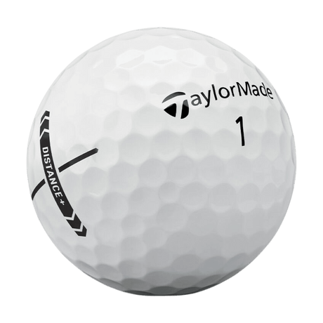 TaylorMade Distance+ 2025 White Golf Balls - One Golf