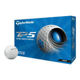 TaylorMade TP5 2021 White Golf Balls - One Golf