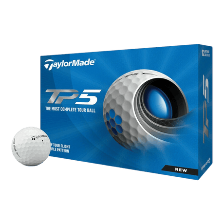 TaylorMade TP5 2021 White Golf Balls - One Golf