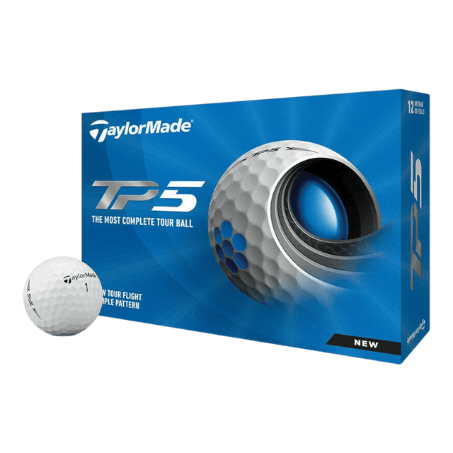 TaylorMade TP5 2021 White Golf Balls - One Golf