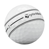 TaylorMade TP5 Stripe White Golf Balls - One Golf
