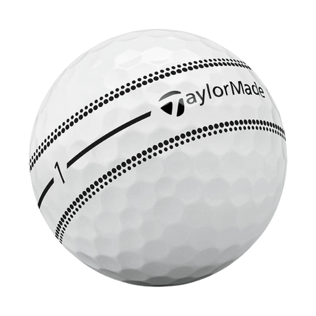 TaylorMade TP5 Stripe White Golf Balls - One Golf