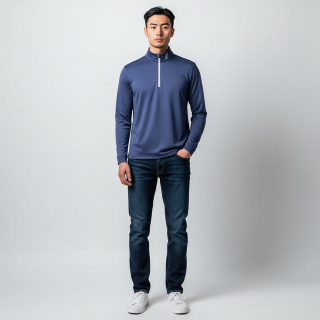 Footjoy Hyper Navy Quarter Zip