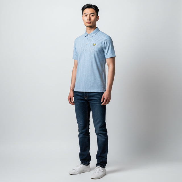 Lyle & Scott Echos Dawn Blue Polo Shirt