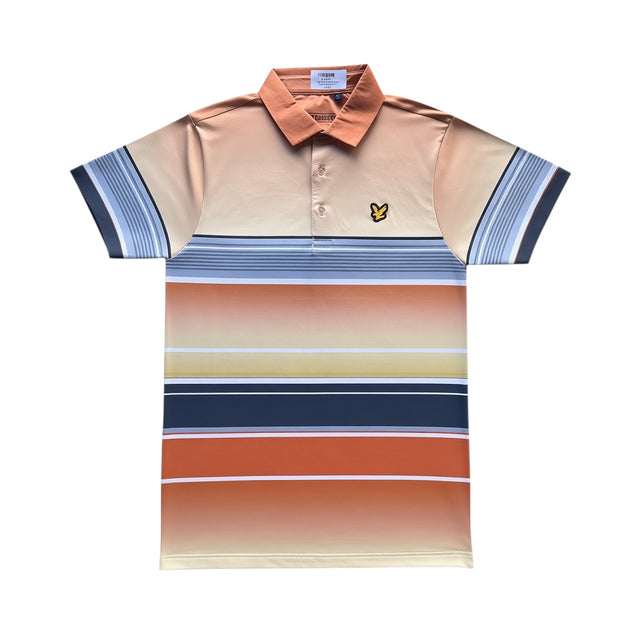 Lyle & Scott Aspar Dawn Tangerine/Yellow Shirt