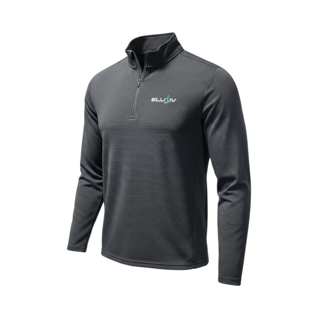 Elusive Mens Black Quarter Zip