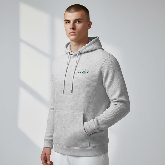 Elusive Grey Mens Hoodie