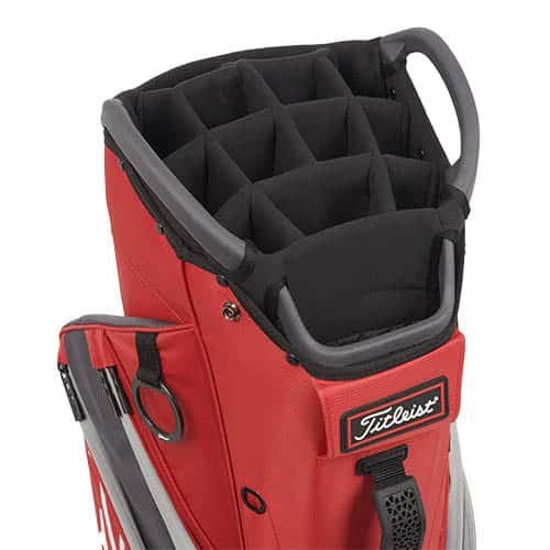 Titleist Cart 14 Bag Dark Red/Graphite/Grey - One Golf