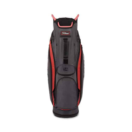 Titleist Cart 14 Bag Graphite/Island Red/Black - One Golf