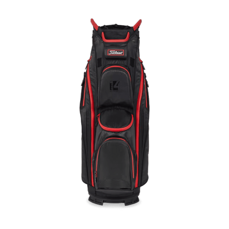 Titleist Cart 14 Stadry Black/Red Cart Bag - One Golf