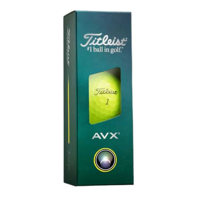 Titleist AVX 2026 Yellow Golf Balls