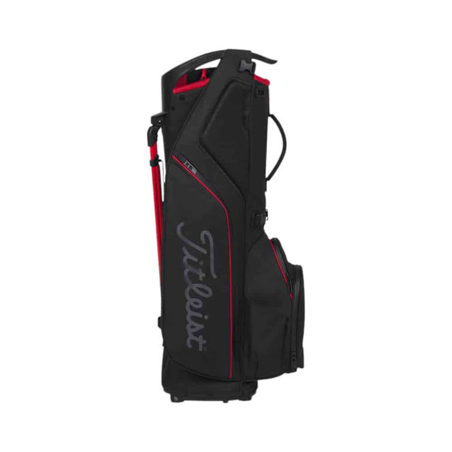 Titleist Hybrid 14 StaDry Black/Black/Red Stand Bag