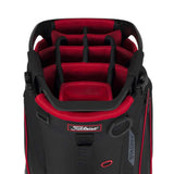 Titleist Hybrid 14 StaDry Black/Black/Red Stand Bag