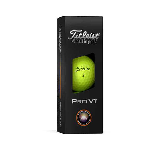 Titleist Pro V1 2025 Yellow Golf Balls