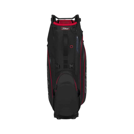 Titleist Hybrid 14 StaDry Black/Black/Red Stand Bag - One Golf