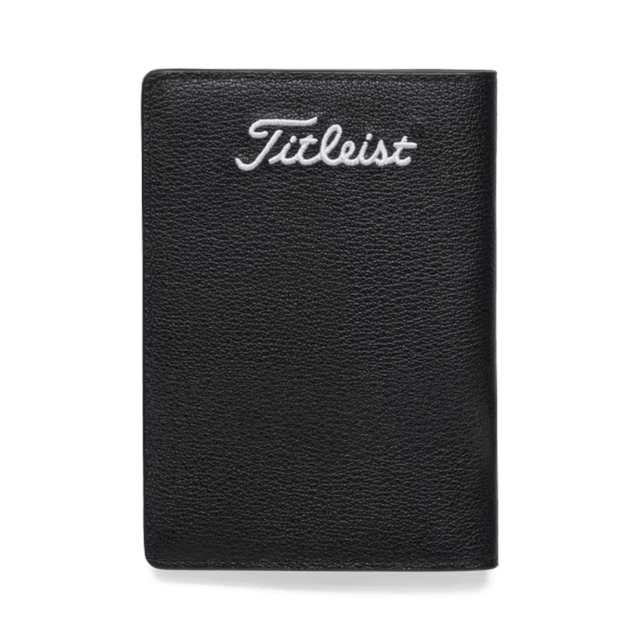 Titleist Leather Black/White Scorecard Holder - One Golf