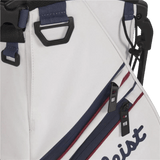 Titleist Players 4S Nautical Links White/Burgundy/Navy Stand Bag - One Golf