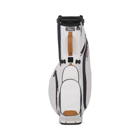 Titleist Players 4S Nautical Links White/Burgundy/Navy Stand Bag - One Golf