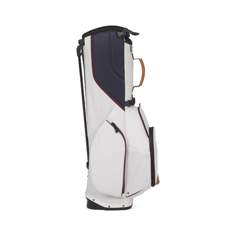 Titleist Players 4S Nautical Links White/Burgundy/Navy Stand Bag - One Golf