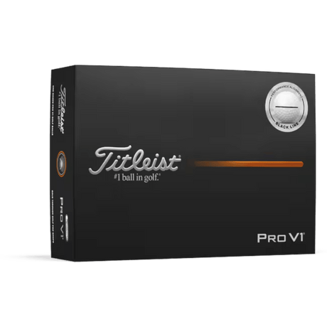 Titleist Pro V1 2025 Black AIM Performance White Golf Balls - One Golf
