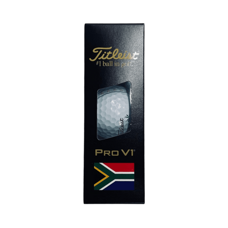 Titleist Pro V1 2025 South African Edition White Golf Balls - One Golf
