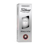 Titleist Pro V1x 2025 Black AIM Performance White Golf Balls - One Golf