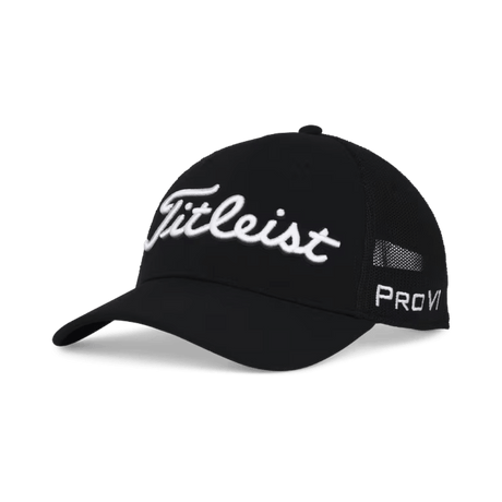 Titleist Tour Performance Mesh Black/White Cap - One Golf