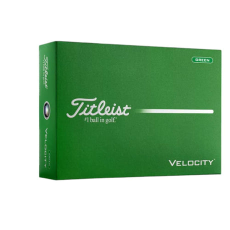 Titleist Velocity 2026 Green Golf Balls - One Golf