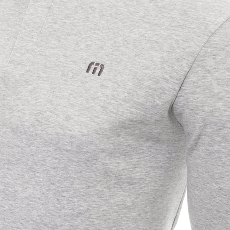 Travis Mathew Cloud 2.0 1/4 Zip Light Grey - One Golf