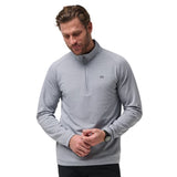 Travis Mathew Upgraded 1/4 Zip Heather Grey
