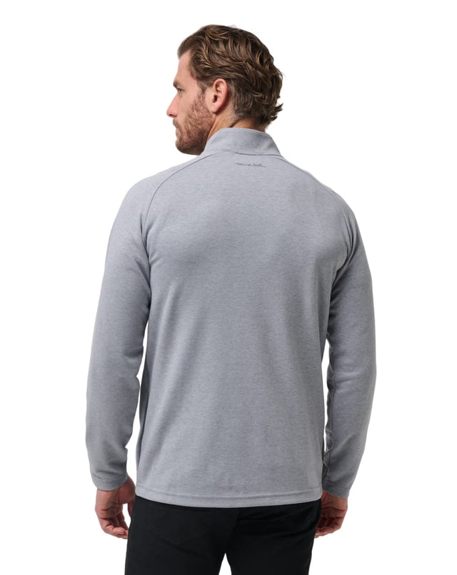 Travis Mathew Upgraded 1/4 Zip Heather Grey