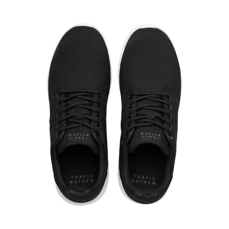 Travis Matthew’s Daily 2 Woven Pro Hybrid Black Shoe - One Golf