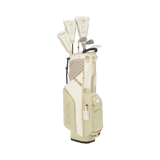 TUMI Alpha Off White Tan Golf Stand Bag - One Golf