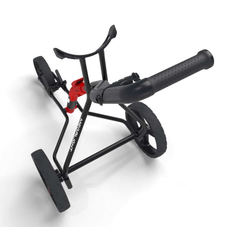 Wishbone One Charcoal/Lime Push Cart - One Golf