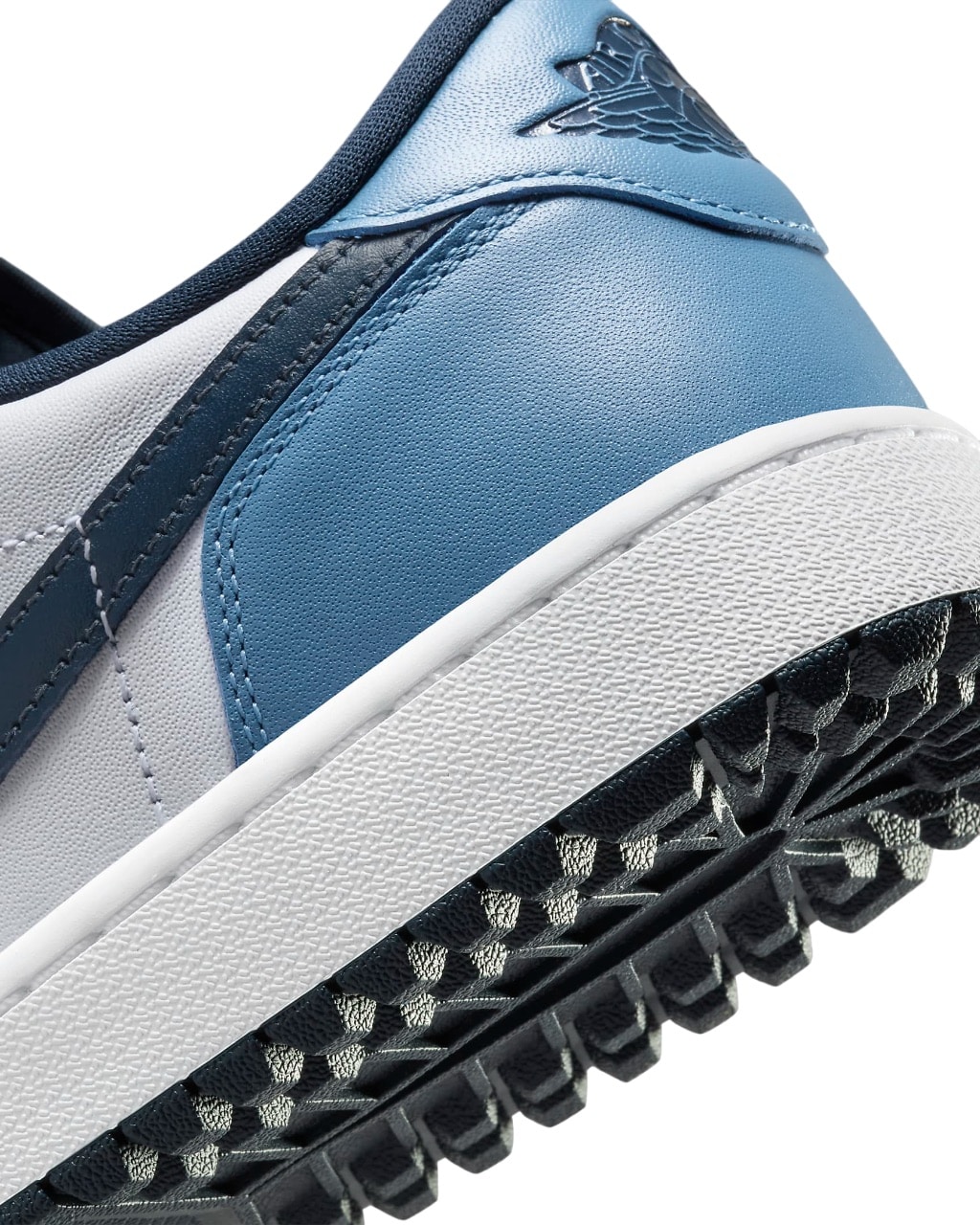 Nike Air Jordan 1 Low G White/Navy/Storm Golf Shoe | One Golf