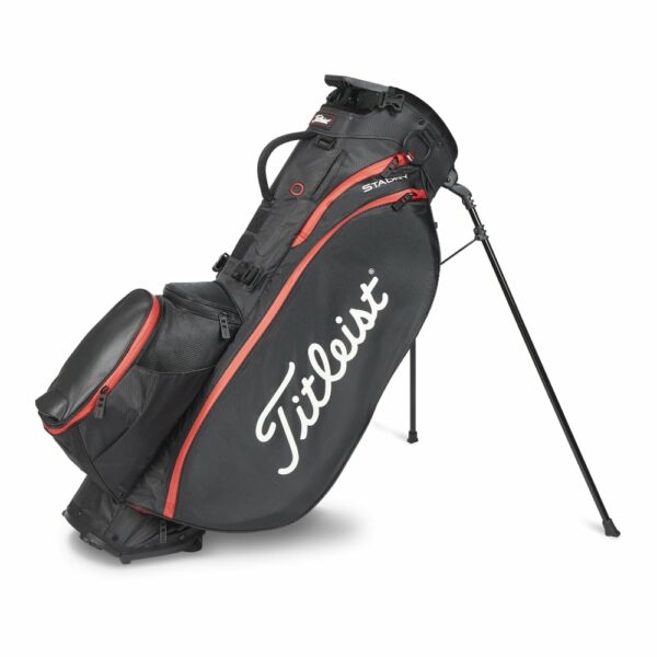 Titleist Players 5 Stadry Black/Red Stand Bag