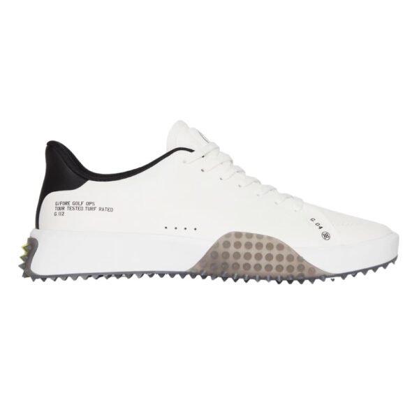 G/FORE Mens Snow/Charcoal G.112 P.U. Leather Shoe