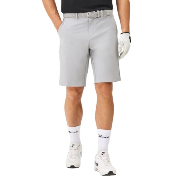 Macade Light Grey Four-Way Stretch Shorts