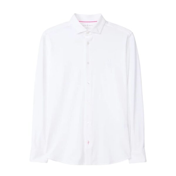 Psycho Bunny Arthur White Knit Jersey
